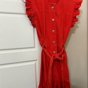 Stylish Orange Romper